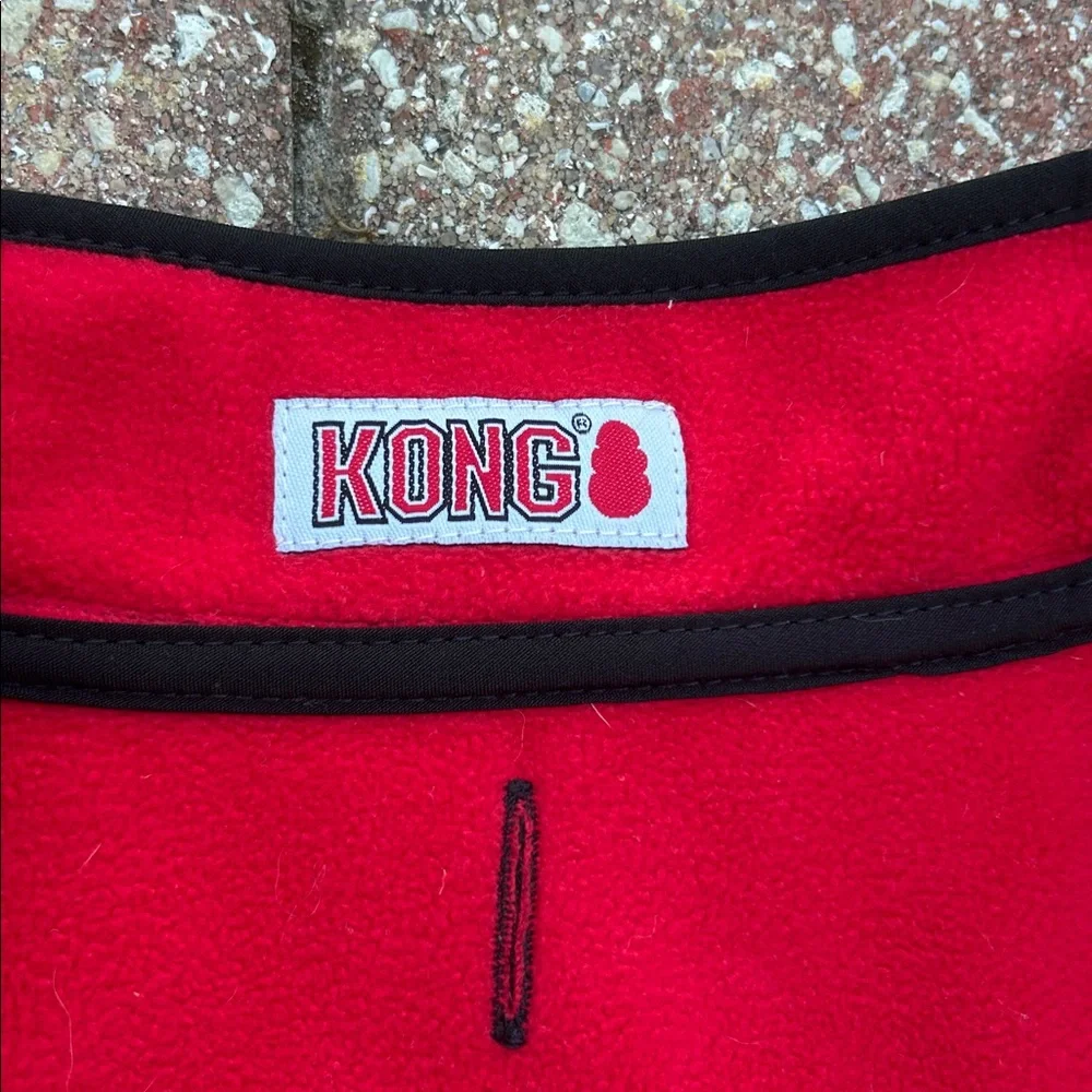 KONG Reversible Microfiber Fleece Vest w/Reflective Trim size Small/Medium